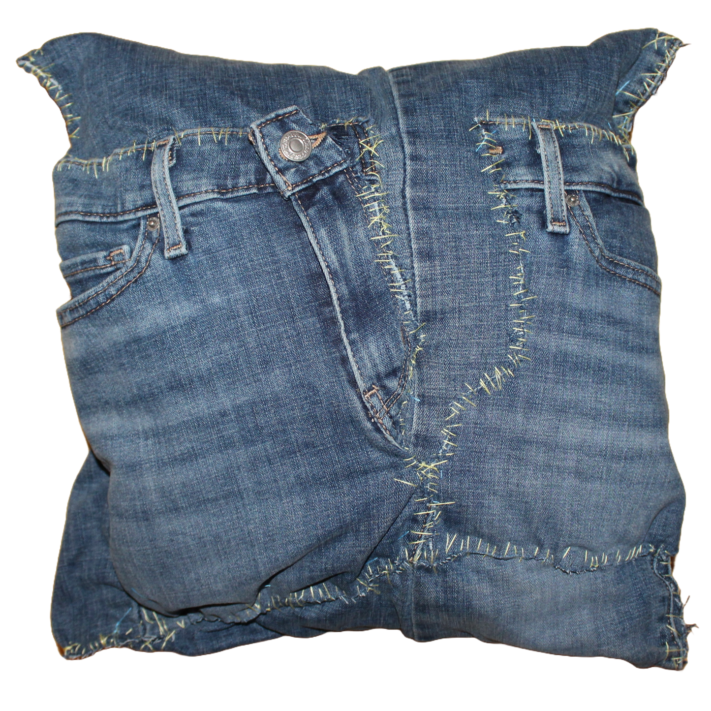 Denim Pillow 004 : 16" x 16"