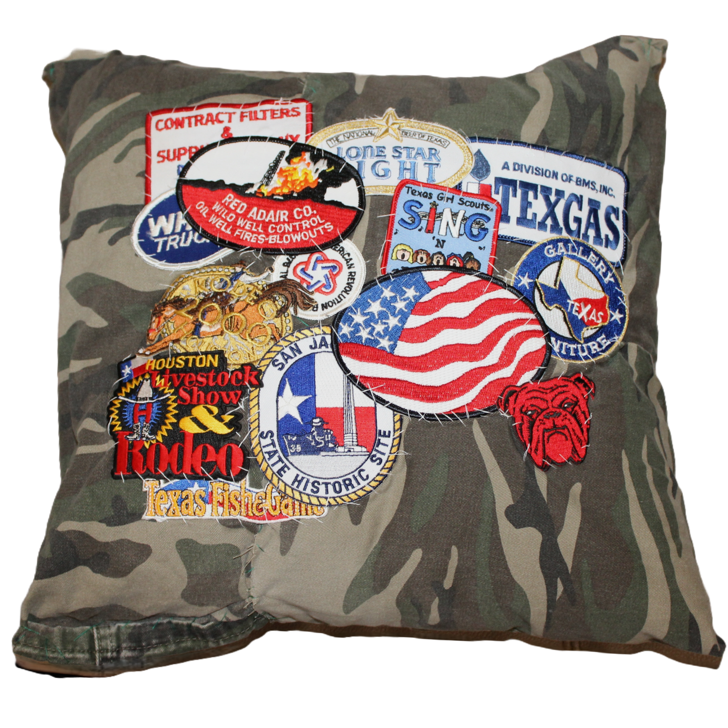 Patchwork Pillow 004 : 15" x 15"