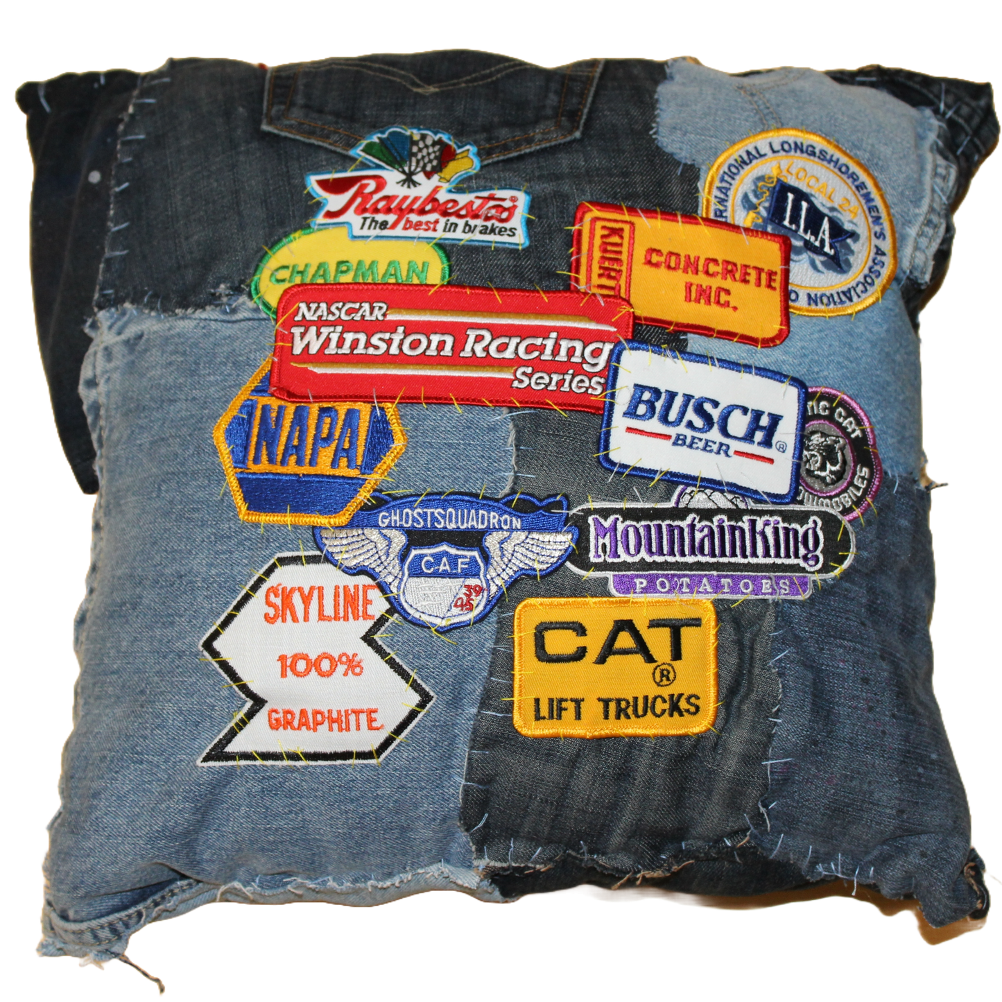 Denim Pillow 011 : 15" x 15"