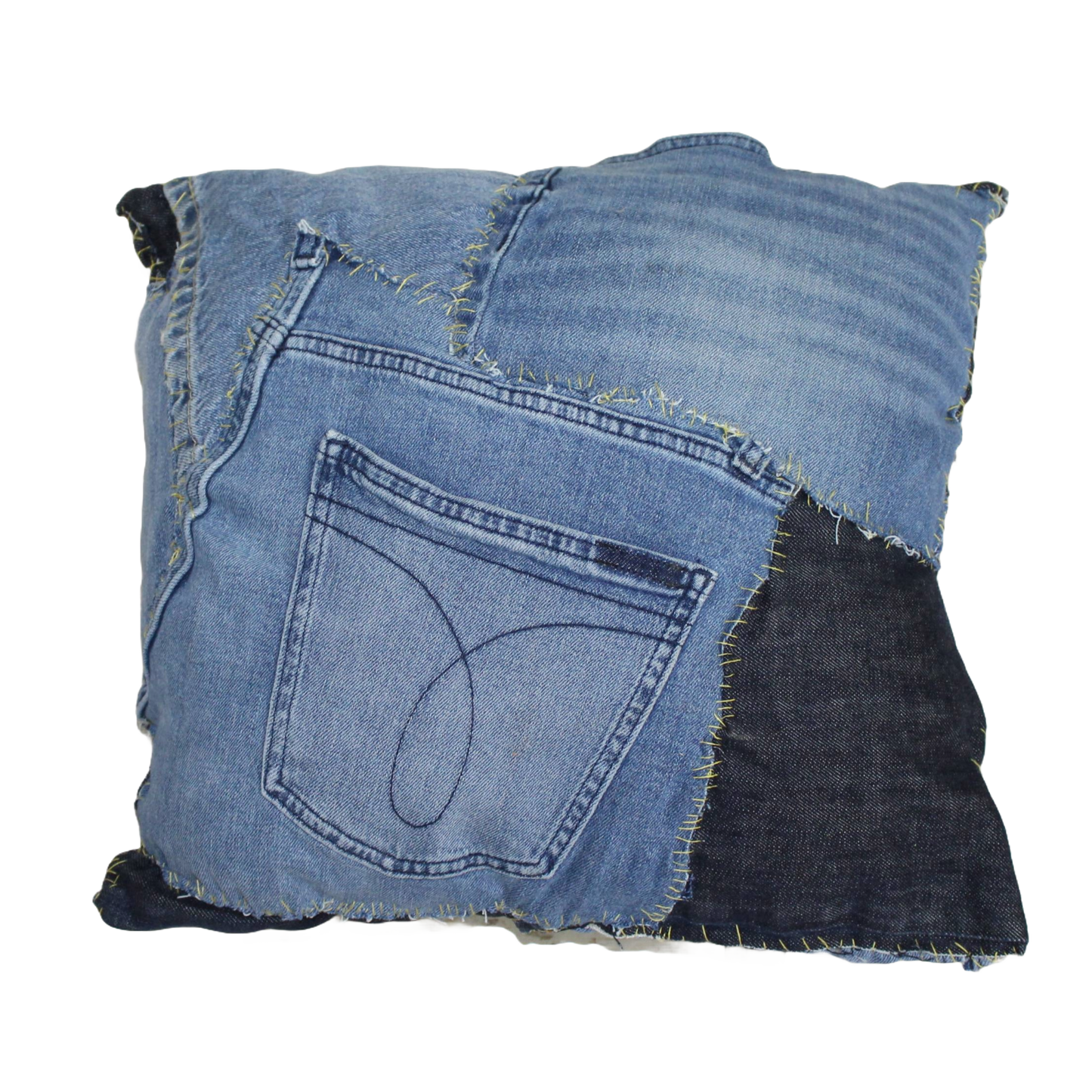 Denim Pillow 008 : 15" x 15"