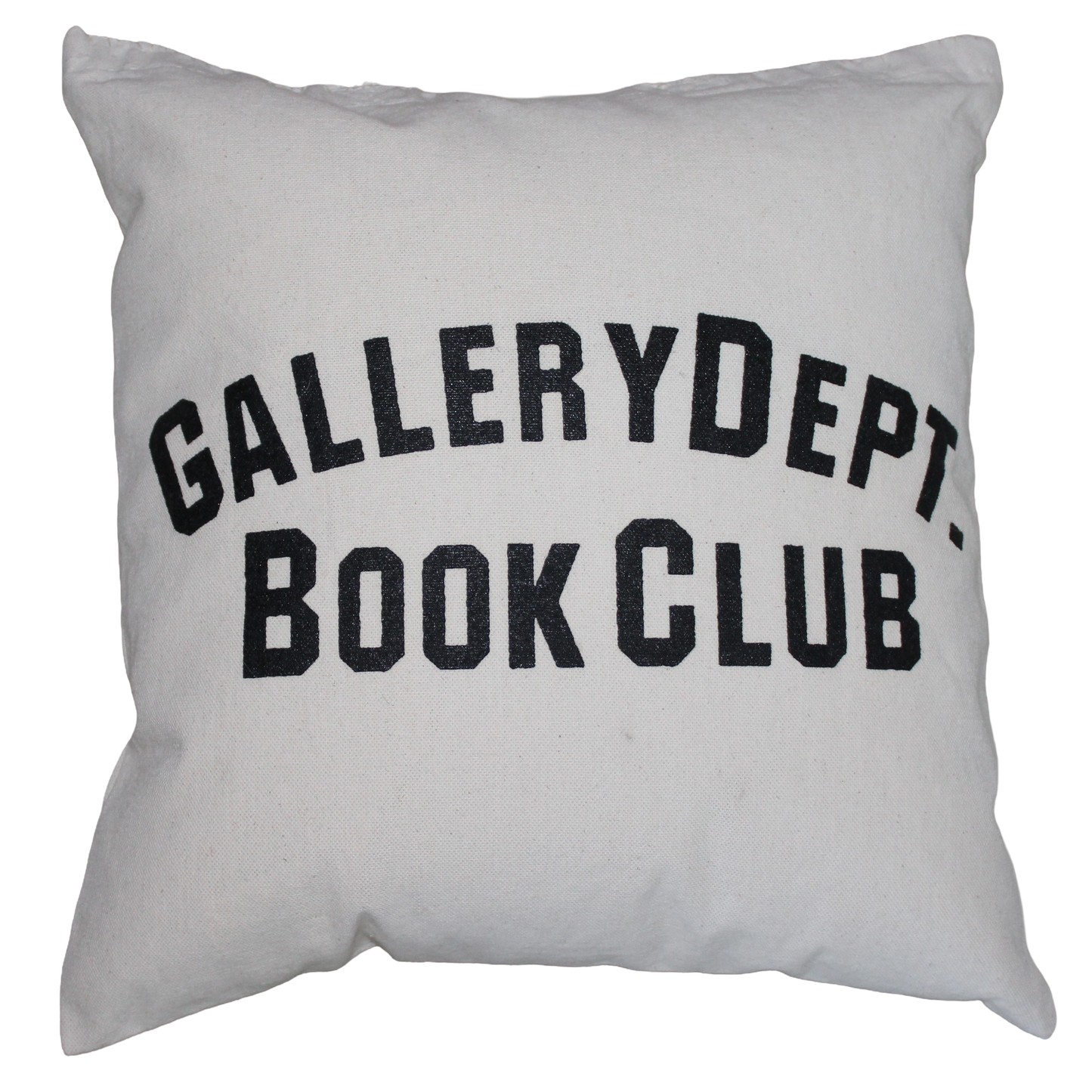 Book Club Canvas Pillow: 15" x 15"