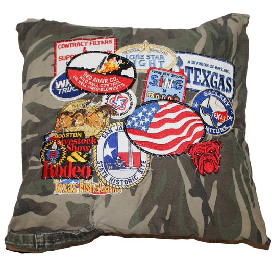 Patchwork Pillow 004 : 15" x 15"