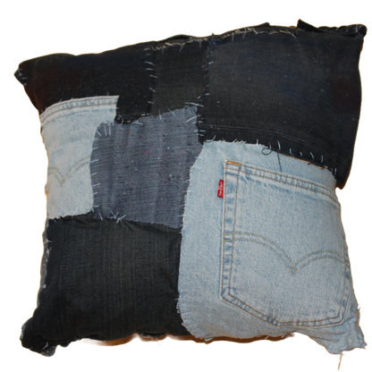 Denim Pillow 011 : 15" x 15"