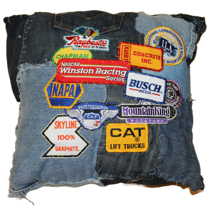 Denim Pillow 011 : 15" x 15"