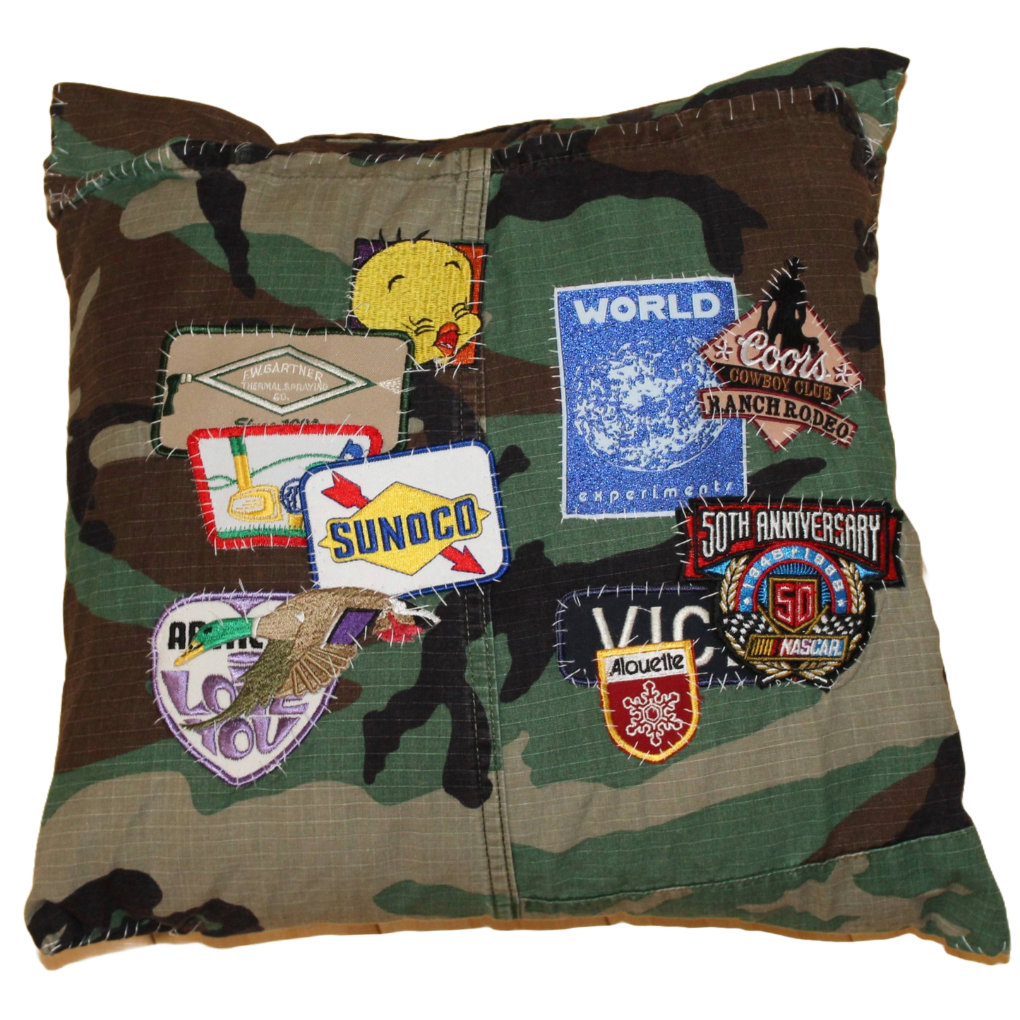 Patchwork Pillow 007 : 15" x 15"