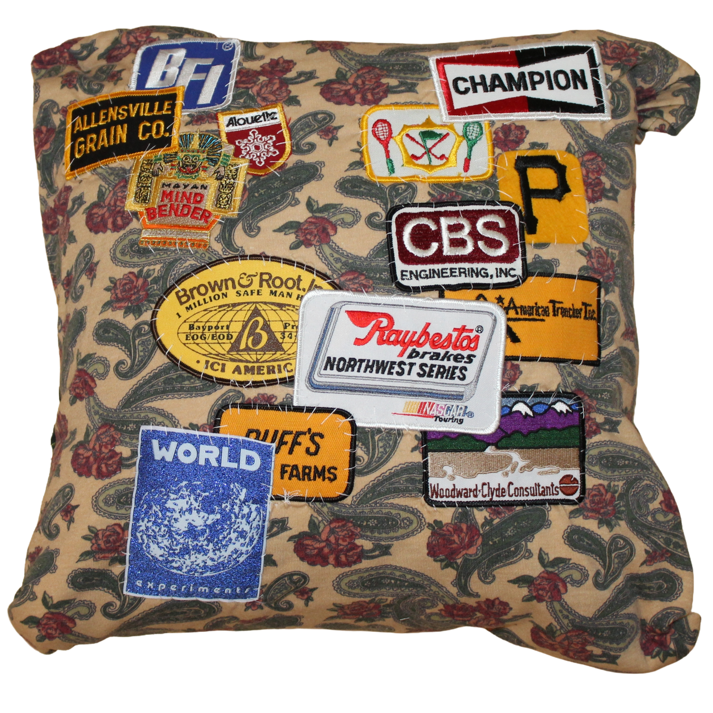 Patchwork Pillow 006 : 15" x 15"