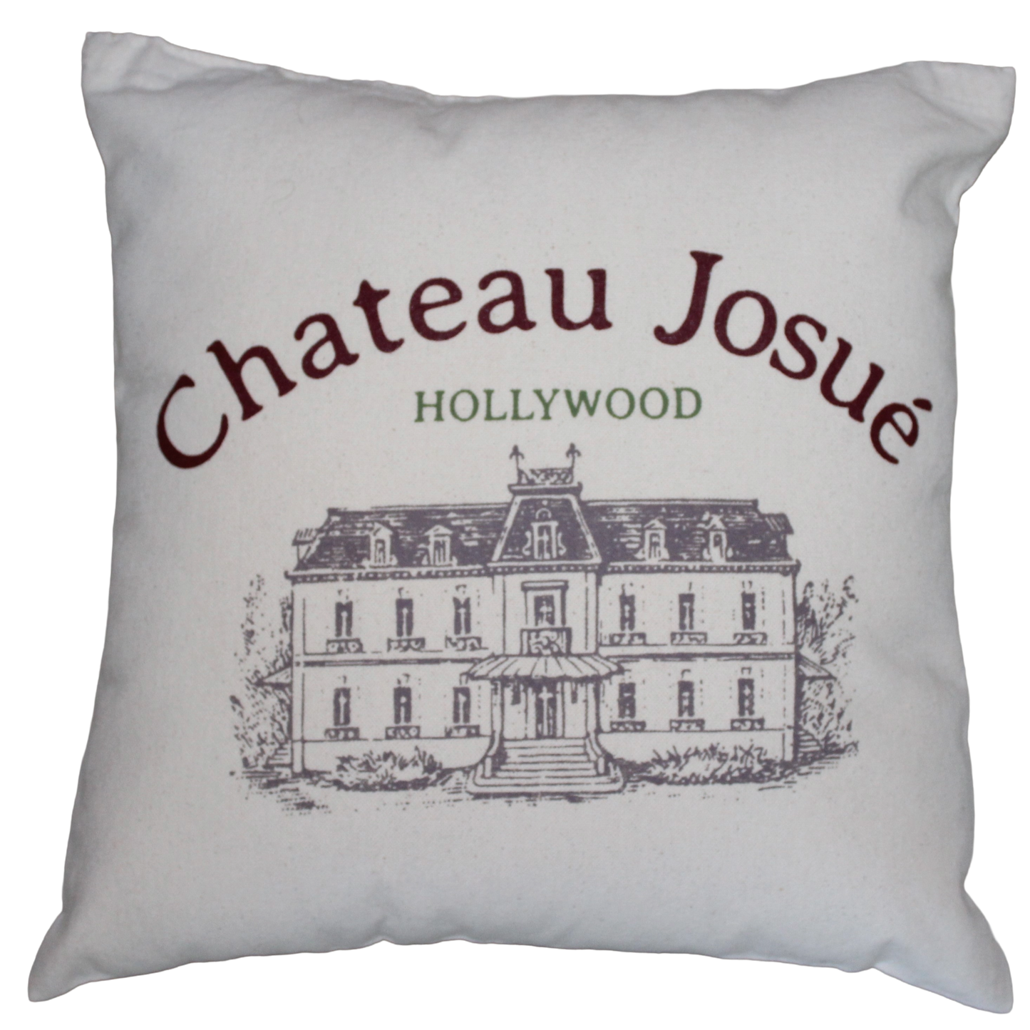 Chateau Canvas Pillow: 15" x 15"