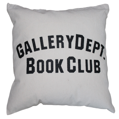 Book Club Canvas Pillow: 15" x 15"